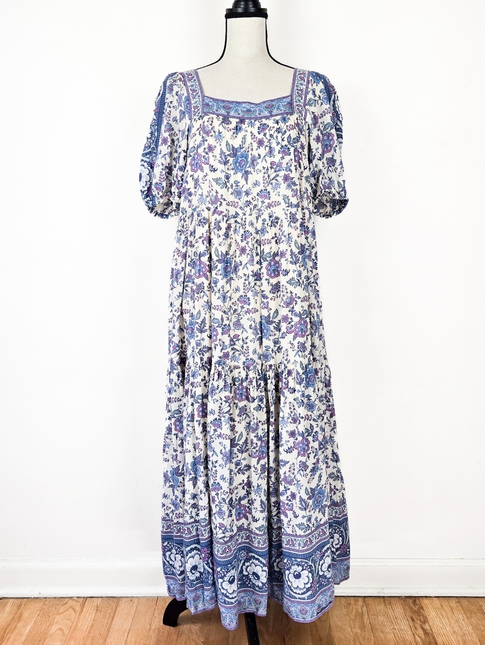 EUC Spell Folk Song Square Neck Gown
